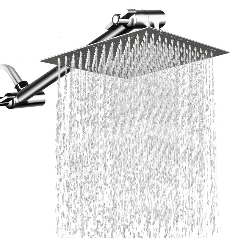 PinWin 12 Inch High Pressure Showerhead with 11 Inch Arm - Image 1